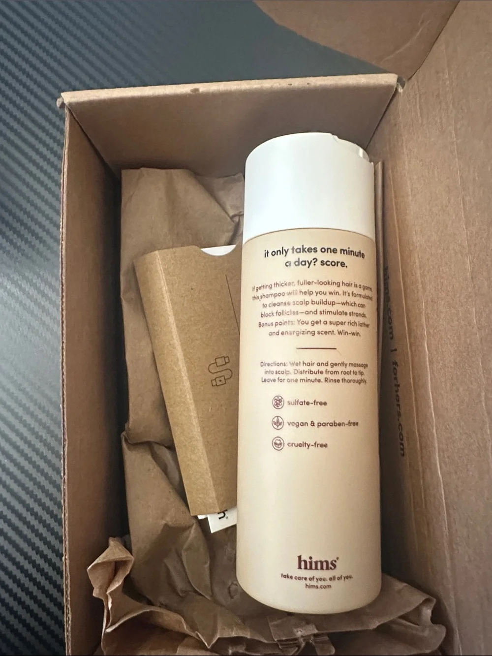 hims Thick Fix Shampoo – Cream Bottle for Fuller-Looking Hair